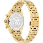 ورساچه VVE0W005253 ساعت مچی مردانه با بند استیل طلایی و صفحه مشکی