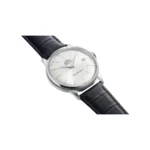 Orient RA-AC0031S گالری 1 - کلاسیک با بند چرم مشکی و قاب استیل نقرهای