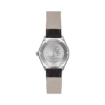 Orient RA-AC0Q08S گالری تصویر 2 با صفحه سفید و بند چرم مشکی