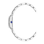 ژاک د منوا JWL05501 تصویر 2: قاب مستطیل استیل نقرهای و صفحه سفید