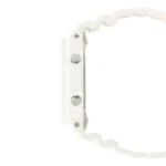 Casio GMA-P2100PC-7A ساعت زنانه با شیشه معدنی، بند رزین Bio-based سفید و صفحه سفید