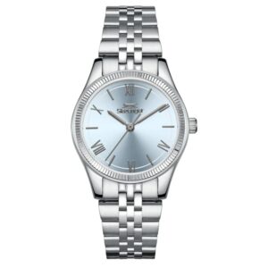Slazenger SL.09.2596.3.300 ساعت کلاسیک زنانه با قاب نقره‌ای استیل و صفحه آبی